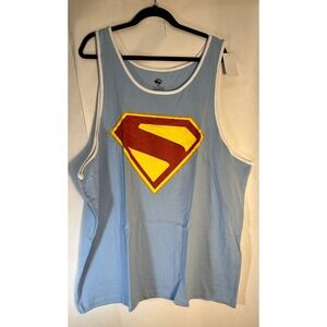 Superman The Shield Tank Top Light Blue Size 3XL 54-56